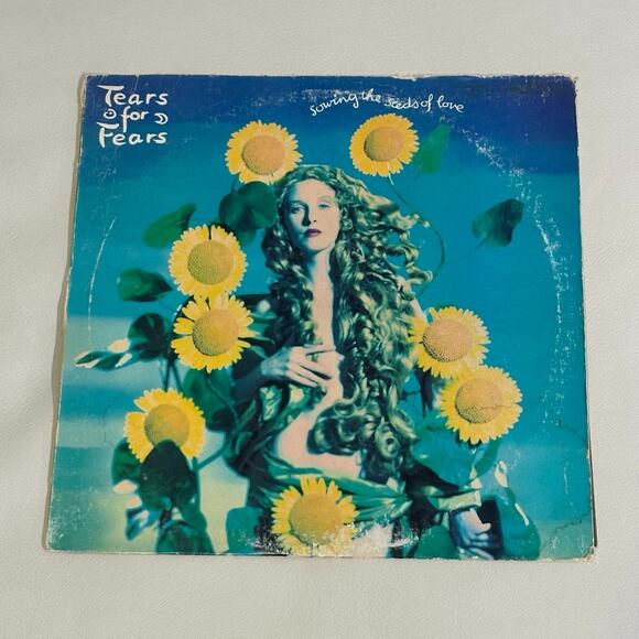 Vintage Tears for Fears Sowing the Seeds of Love Vinyl Record LP 1989 Album 12" - Picture 8 of 9